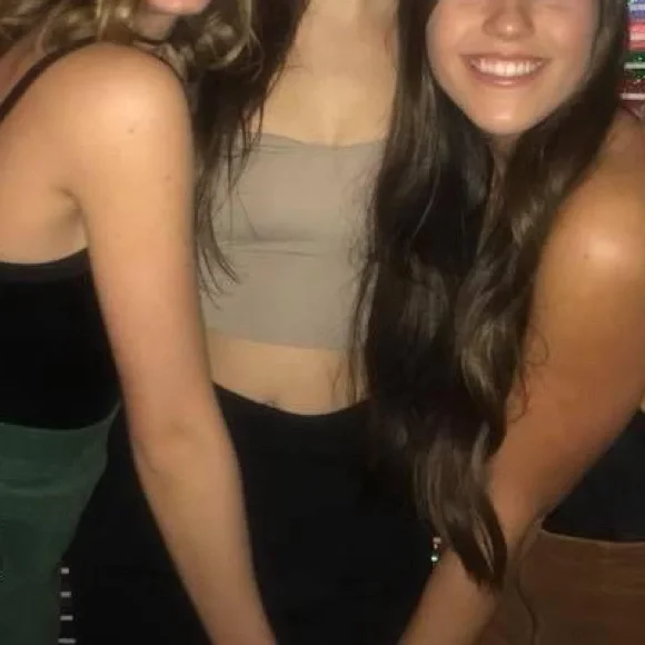 Tan Bandeau Crop Top - Picture 6 of 6